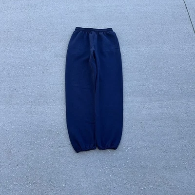 Pantalones deportivos Russell Athletic vintage años 90’s hechos en EE. UU. azul marino esenciales para hombre talla L Foto 1 de 4