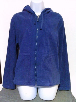 Sudadera con capucha azul con cremallera Catalina para mujer pequeña Foto 1 de 4