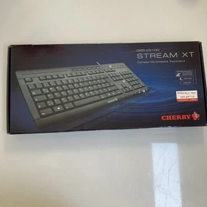 Multimedia Keyboard Qwertz - CHERRY -G85-23100 - Stream XT Corded -new - Picture 1 of 5