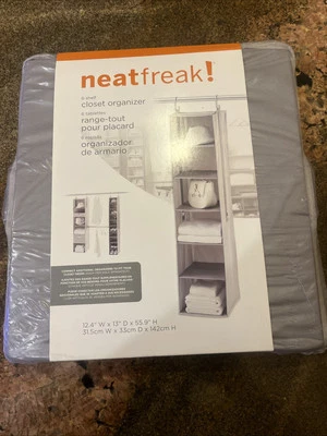 NEATFREAK 6 Estantes Armario Organizador 12.4" x 13" x 55.9" Foto 1 de 3