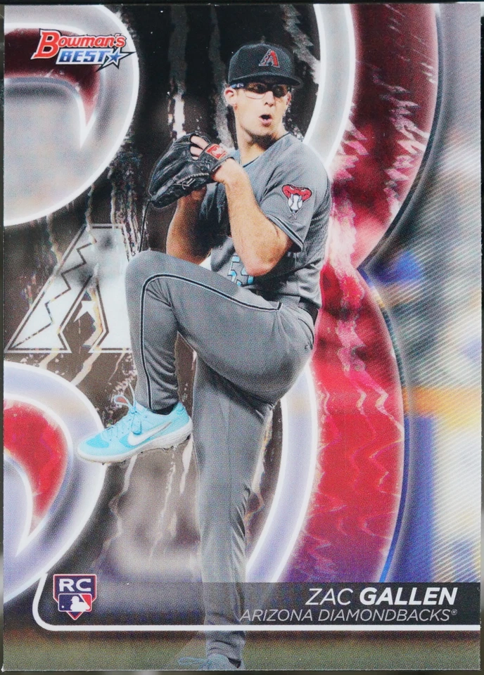 2020 Bowman's Best Baseball Zac Gallen #35 NM - Image 1 of 1