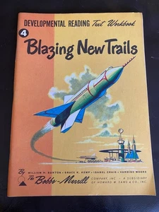 Vintage 1961 Blazing New Trails 4 Developmental Reading Text Workbook - Picture 1 of 6