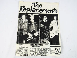 Reemplazos Edición del Gobierno Doble Cara Original Show Flyer 1987 Camafeo Teatro - Imagen 1 de 6
