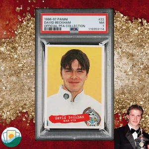 1996-1997 Panini Official PFA Collection | PSA 7 David Beckham | #22 - Picture 1 of 1