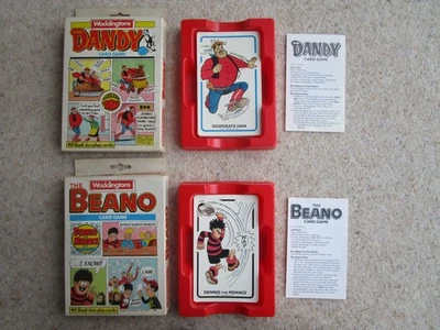 Waddington's-The Dandy & The Beano card game. 40 giant sized cards in each game - Image 1 of 4