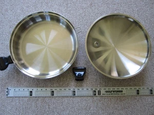 SALADMASTER RARA Edizione Limitata 7 QT Ti Pan Wok Braiser HS-316Ti USA NEAR MINT - Foto 1 di 7