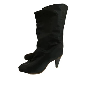 VINTAGE GOLO boots Womens sz 5.5 Ladies 1970 1980s Vibram soles faux shearling - Picture 1 of 10