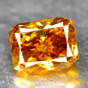 0.18Ct Untreated Fancy Yellow Diamond VS-2 Clarity Loose Diamond - Picture 1 of 1