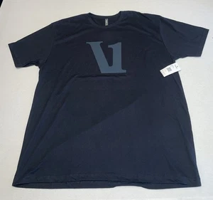 Vuori V1 Logo Men's Short Sleeve Crew Tee Shirt Black/charcoal NEW SIZE XXL - Picture 1 of 6