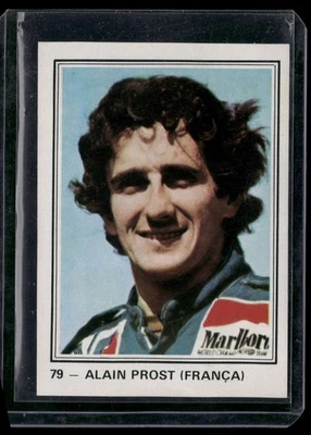 1984 Collecao Formula 1 Alain Prost Portuguese Sticker #79 Extremely Rare F1 - Image 1 of 2