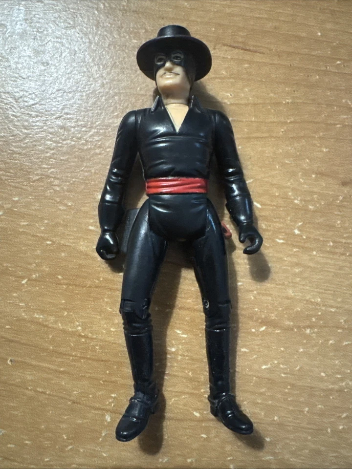 "Figura de acción vintage de 3,75"" Zorro 1981 serie de filmación Gabriel Hong Kong suelta" Foto 1 de 4