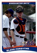 2013 Binghamton Mets Choice 12 Blake Forsythe Memphis Tennessee TN Baseball Card