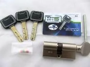 MT5+ Mul-T-Lock Zylinder Hochsicherheit 62mm 31+31mm Daumendrehung - Bild 1 von 1