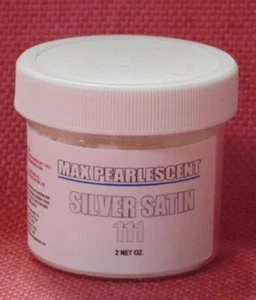 Silver Mica Powder Pigment 4 Epoxy Resin Add Pearl Metallic Color -Food Safe Use - Picture 1 of 12