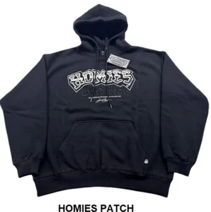 HOMIES HOMBRE Pullover Sudadera con Capucha PARCHE HOMIES - Imagen 1 de 2