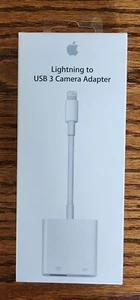 Genuine OEM Apple Lightning to USB 3 Camera Adapter A1619 MK0W2AM/A - Photo 1/2