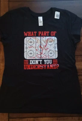 What Part Hockey Don't You Understand - YOUTH Medium Kids Ice Hockey T-shirt - Image 1 of 3