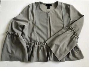 Jacket Top Grey Open Front Style Ladies Size  UK8 New Look - Picture 1 of 2