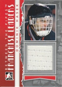2010-11 Between the Pipes Franchise Leaders Jerseys Silver #FL4 Dominik Hasek/29