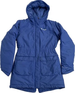 Columbia Girls Nordic Strider Jacket Medium 10-12 Winter Parka Periwinkle - Picture 1 of 13