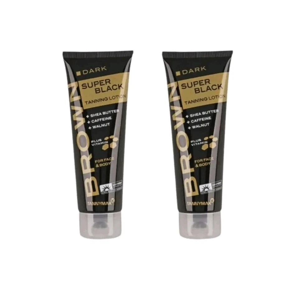 Tannymaxx Brown/Super Black Tanning Lotion 2x125ml/Solariumkosmetik