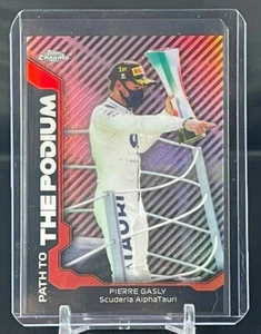 2021 Topps Chrome F1 Pierre Gasly Path to the Podium #PTP-PG - Picture 1 of 2