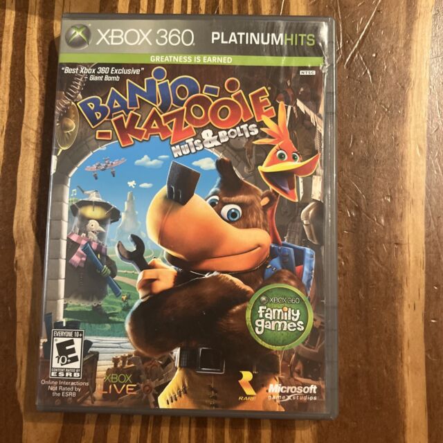 Banjo-Kazooie Nuts & Bolts - Platinum Hits - Xbox 360 - DVD 