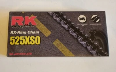 CATENA TRASMISSIONE RK 525 CON XRING 120 MAGLIE PER MOTO STRADALI - Immagine 1 di 2