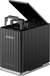 ORICO USB 3.1 Type-C Hard Drive Docking Station, 5 Bay Case with Adapter - Picture 1 of 5