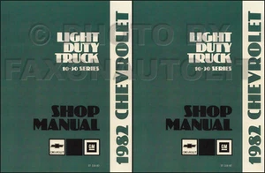1982 Chevy Truck Shop Manual Pickup Van Blazer Suburban Scottsdale Silverado - Picture 1 of 2
