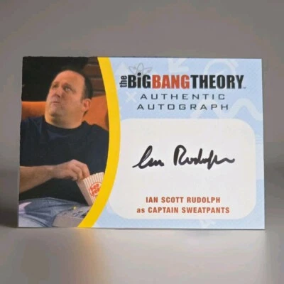 THE BIG BANG THEORY IAN SCOTT RUDOLPH AS CAPTAIN SWEATPANTS AUTO CARD ISR2 - Image 1 of 2
