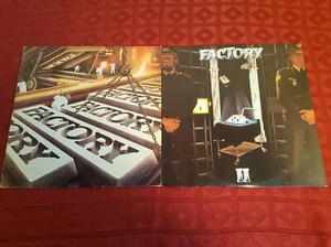2 LP FACTORY Same I-II 1st CBS SWEDEN 1979-1980 Konvolut Sammlung - Picture 1 of 2