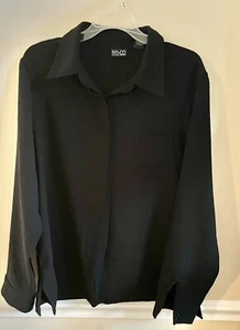 NY & CO Black Shirt  Size XL - Picture 1 of 7