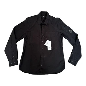 CP Company Overshirt Größe L schwarz Full Button Lens C.P Overshirt - Bild 1 von 13