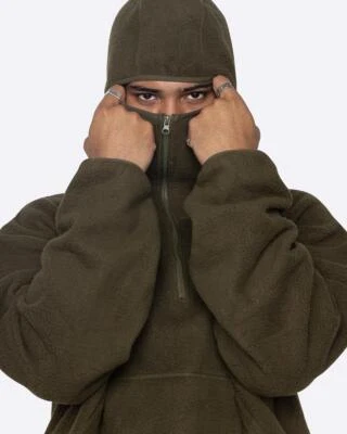 EPTM Men's Olive Polar Hoodie - Image 1 of 4