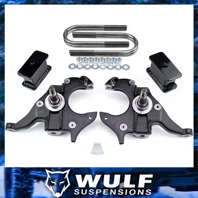Kit de reducción de caída WULF 2"/4" para 82-97 Chevy S10 Blazer GMC S15 Jimmy 2x2 Foto 1 de 4
