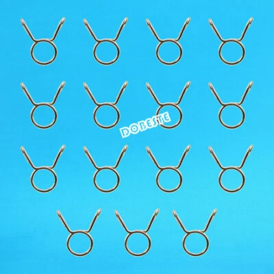 15x 9mm Fuel Hose Clamp Clip For Yamaha gas line carb carburetor xv xs xj rd - Image 1 of 4