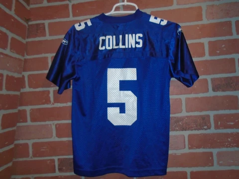 NEW YORK GIANTS VINTAGE  KERRY COLLINS JERSEY YOUTH MEDIUM 10/12 Cover