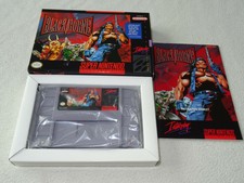 Blackthorne SNES game complete with box and booklet NTSC