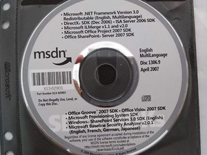 Microsoft Office 2007 Applications SDK & More - Picture 1 of 1