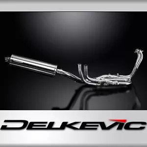 Honda VFR1200X Crosstourer 2012-2017 Full Exhaust 4-1 18" Oval Stainless Muffler - Foto 1 di 5