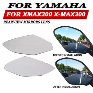 For YAMAHA XMAX300 XMAX 300 Convex Mirror Increase Rearview Mirrors Lens - Bild 1 von 7