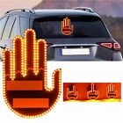Finger Gesture Light with Remote LED Car Back Window Sign Hand Light Car Gift