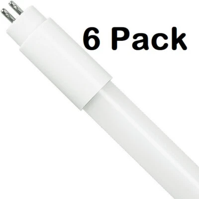 6 Pack 2' 24" T5 LED 8W = 14W Green Creative 57960 4000K Ballast Compatible T5HE - Image 1 of 4
