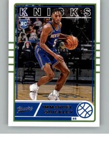 2020-21 Panini Chronicles Immanuel Quickley 644 RC  New York Knicks