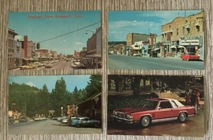 4 Postcards w vtge Cars 1979 Marquis Brougham Main St 1960s Texas Colorado Tahoe - Picture 1 of 7