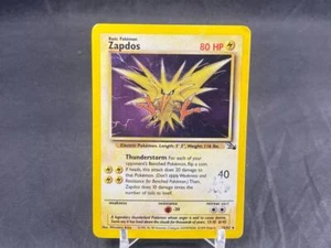 JUEGO FÓSIL DE POKÉMON ZAPDOS 15/62 HOLO RARO (VER FOTOS PARA ESTADO) - Imagen 1 de 2