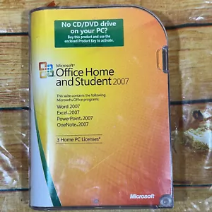 Microsoft Office 2007 Home and Student CD and Case - Picture 1 of 3