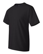 Hanes Men's Short-Sleeve Beefy T-Shirt Black Large Black Size Large P2VG