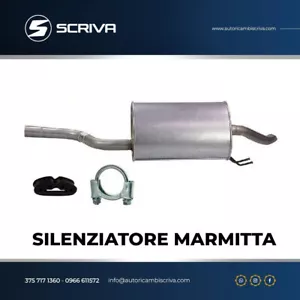 MARMITTA SILENZIATORE POSTERIORE FIAT PUNTO(188) 1.2 16V + Kit Montaggio - Foto 1 di 1